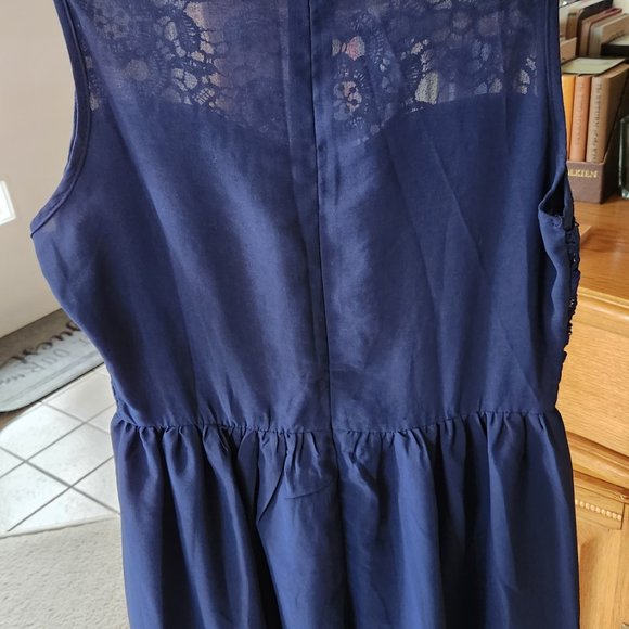 Semi formal Blue Dress - Picture 2 of 3